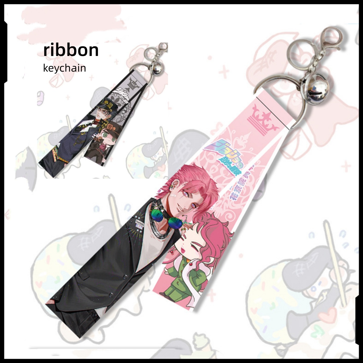 Women Bags Wholesale - ジョジョの奇妙な冒険 アニメ周辺グッズ 可愛いキーホルダー バッグストリーマー キーチェーン 男女兼用