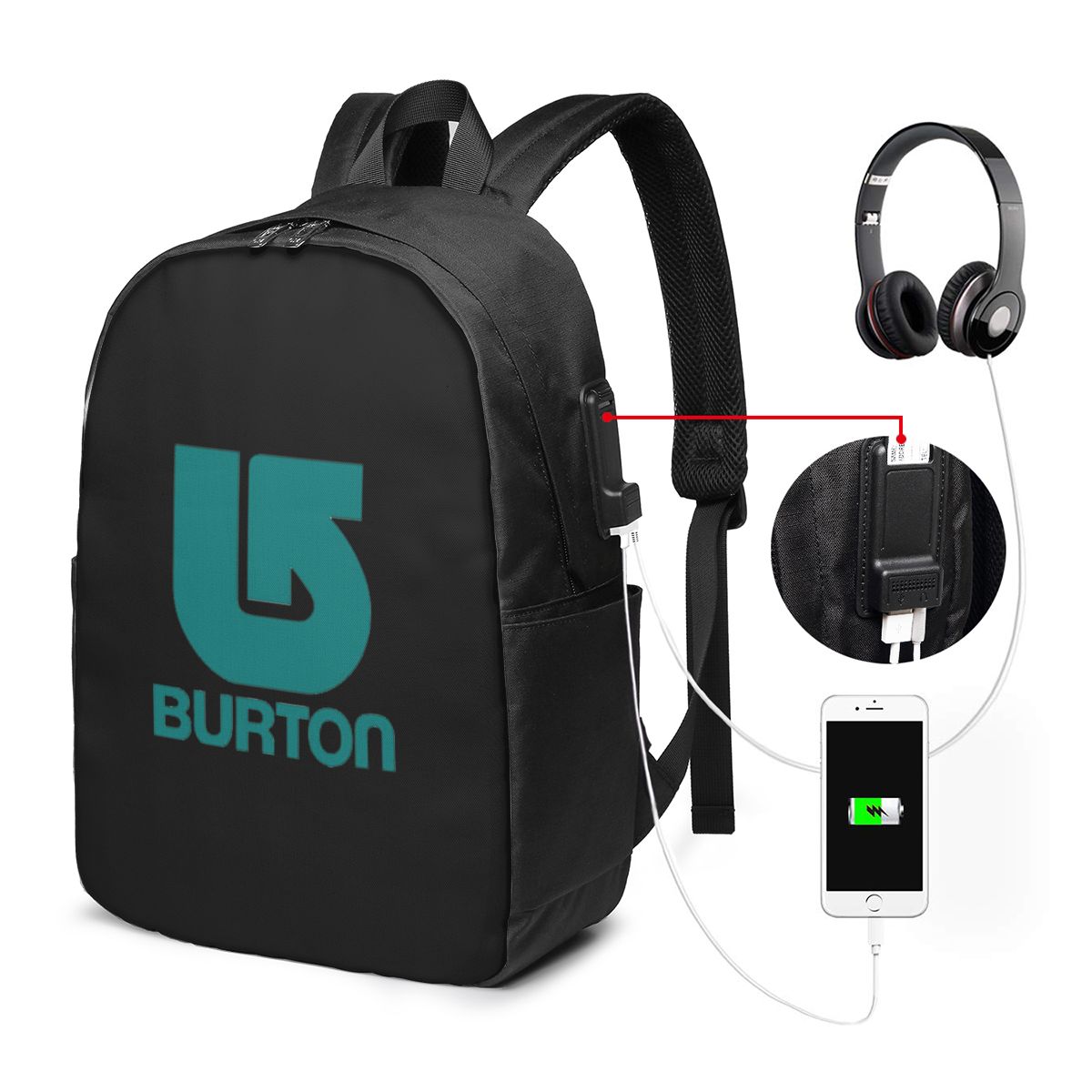 Women'S Bag - バートン スノーボード スポーティバックパック トラベルノートブックバッグ コンピューター 大学生