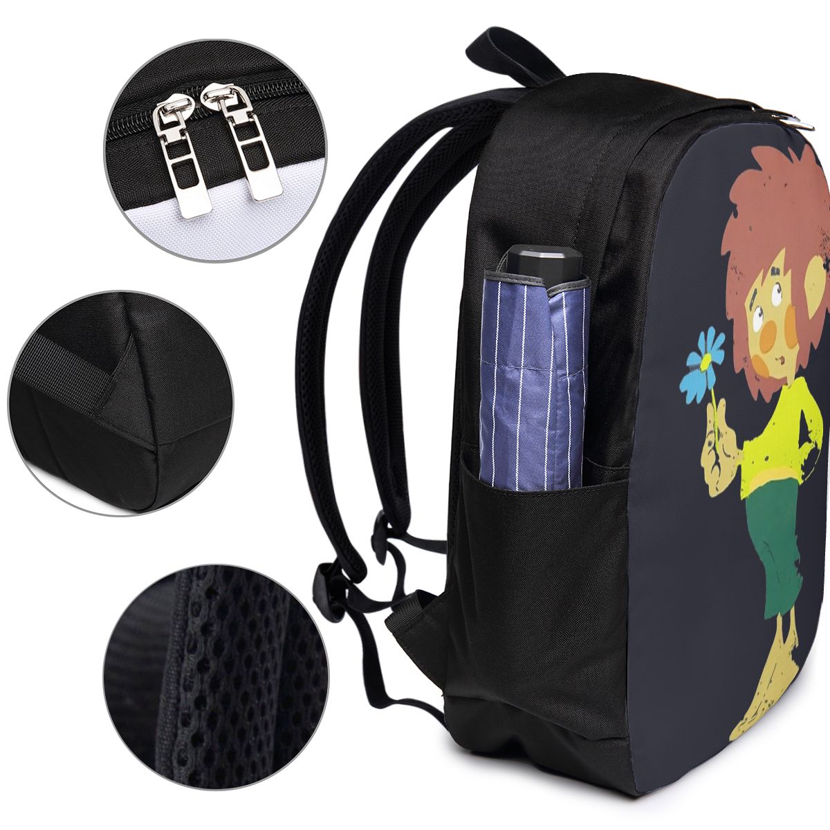 Pumuckl Blume - フィギュアバックパック トラ - Women Bags For Laptop のレビューと価格