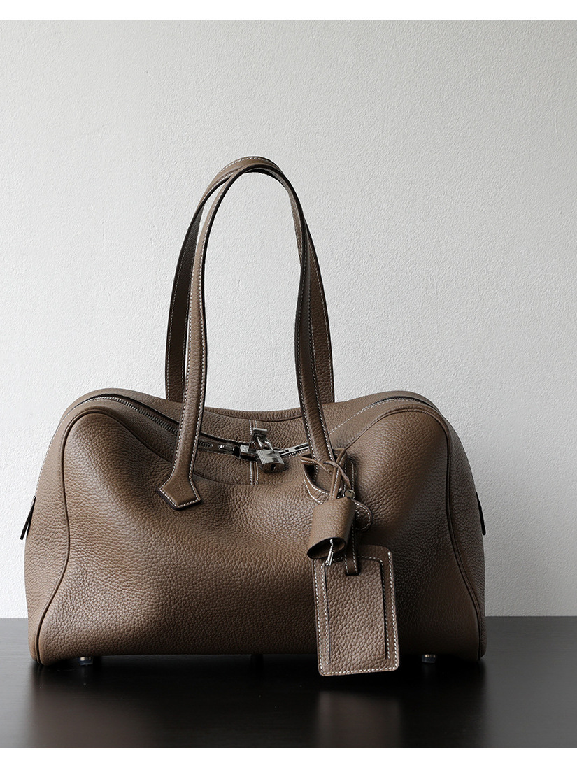 ビクトリア大容量レザートートバッグ ユニセックス ボーリング - Women'S Bags Victoria のレビューと価格