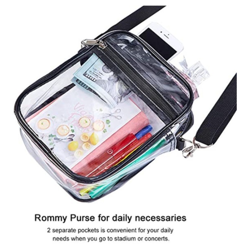 1-10個入り レディース クリア クロスボディバッグ 透明 - Women'S Bag のレビューと価格